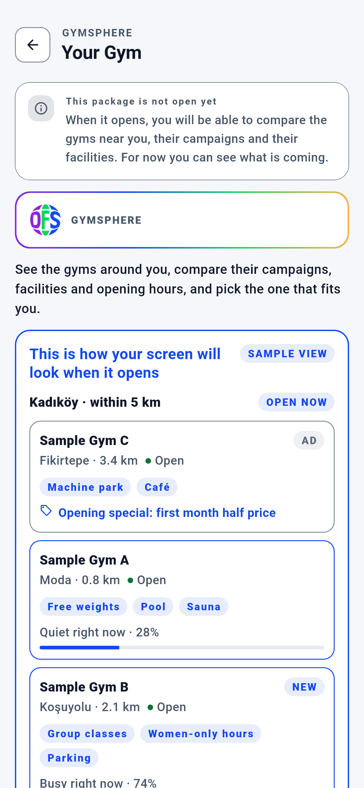 GymSphere — Your Gym