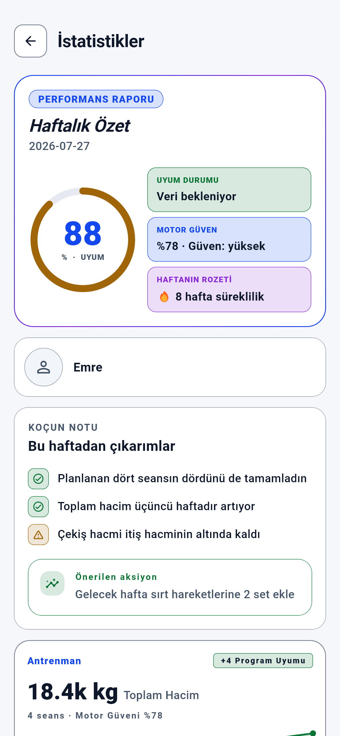 İstatistikler